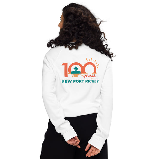 NPR Shines 100 Unisex Organic Raglan Sweatshirt