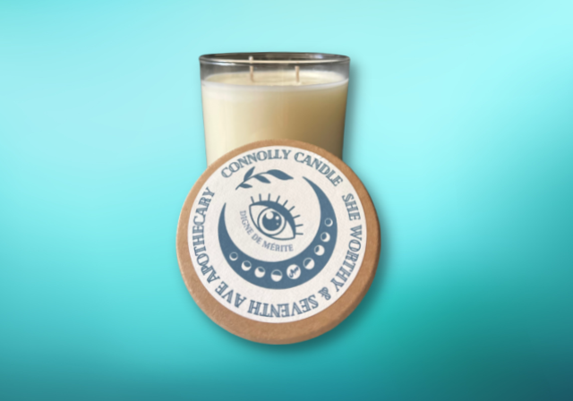 Connolly Candle: Ocean Mist + Moss Soy Wax