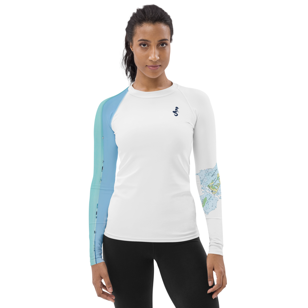 She Worthy Anclote Keys Collection Rash Guard (UPF 40)