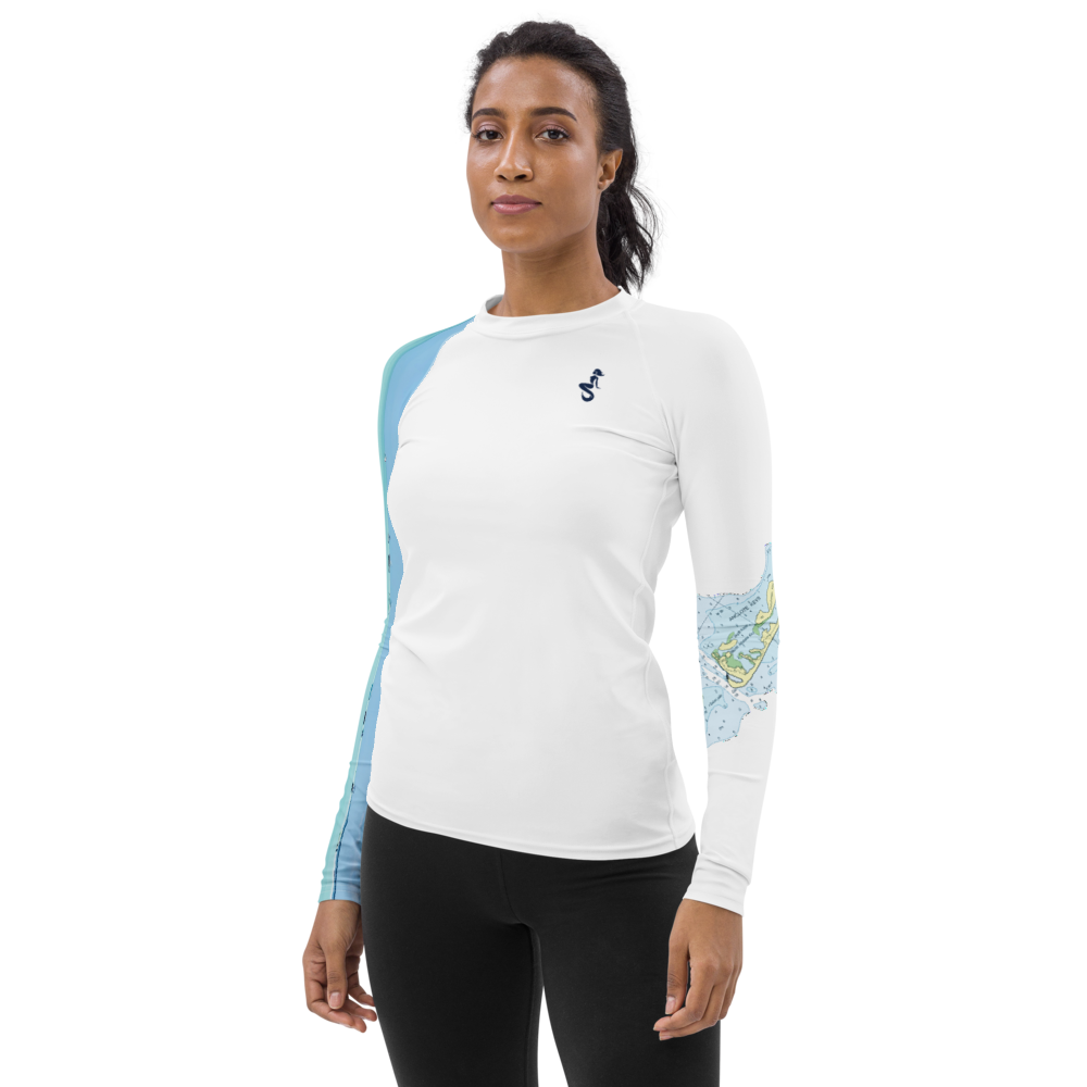 She Worthy Anclote Keys Collection Rash Guard (UPF 40)