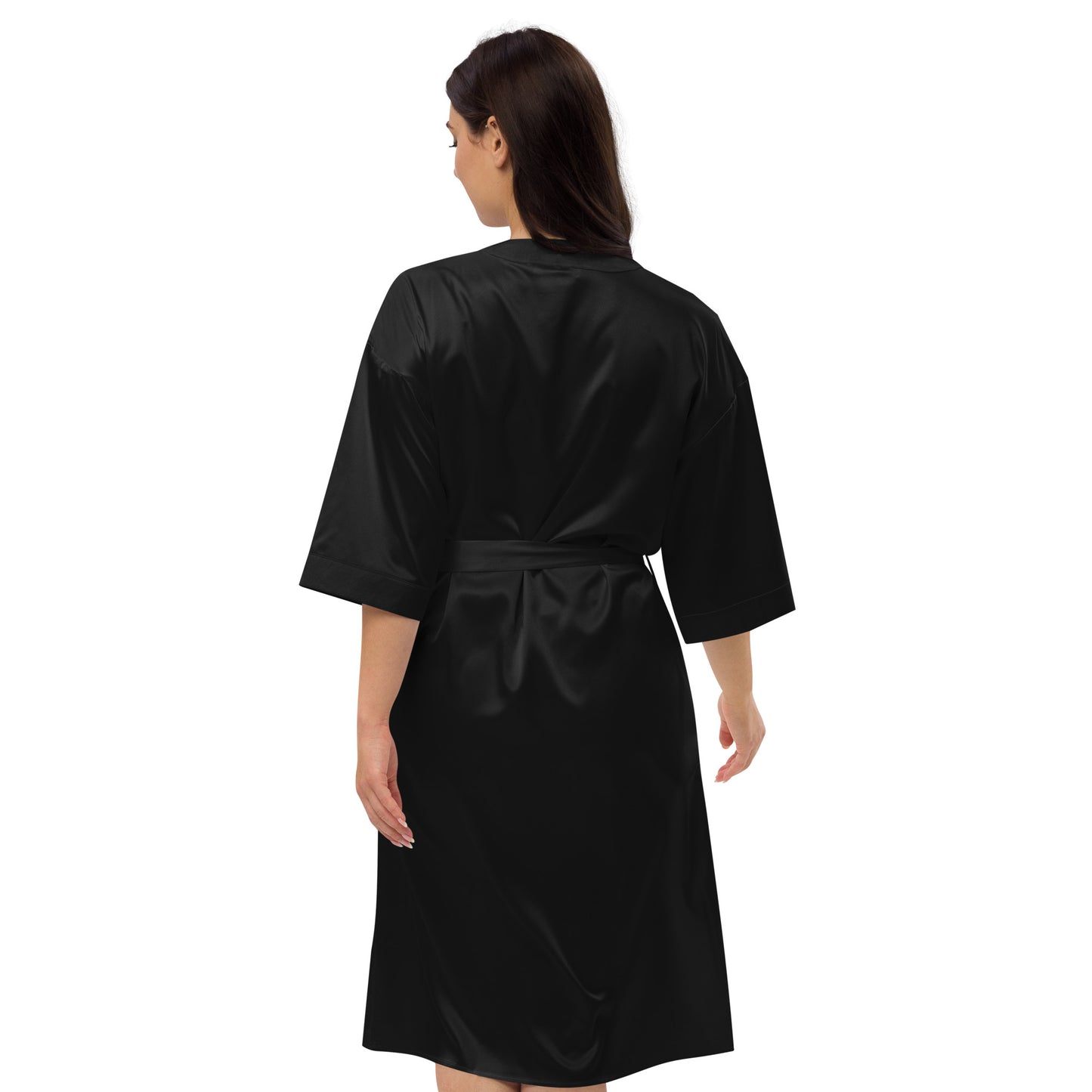 She Worthy Say Gay Satin Robe