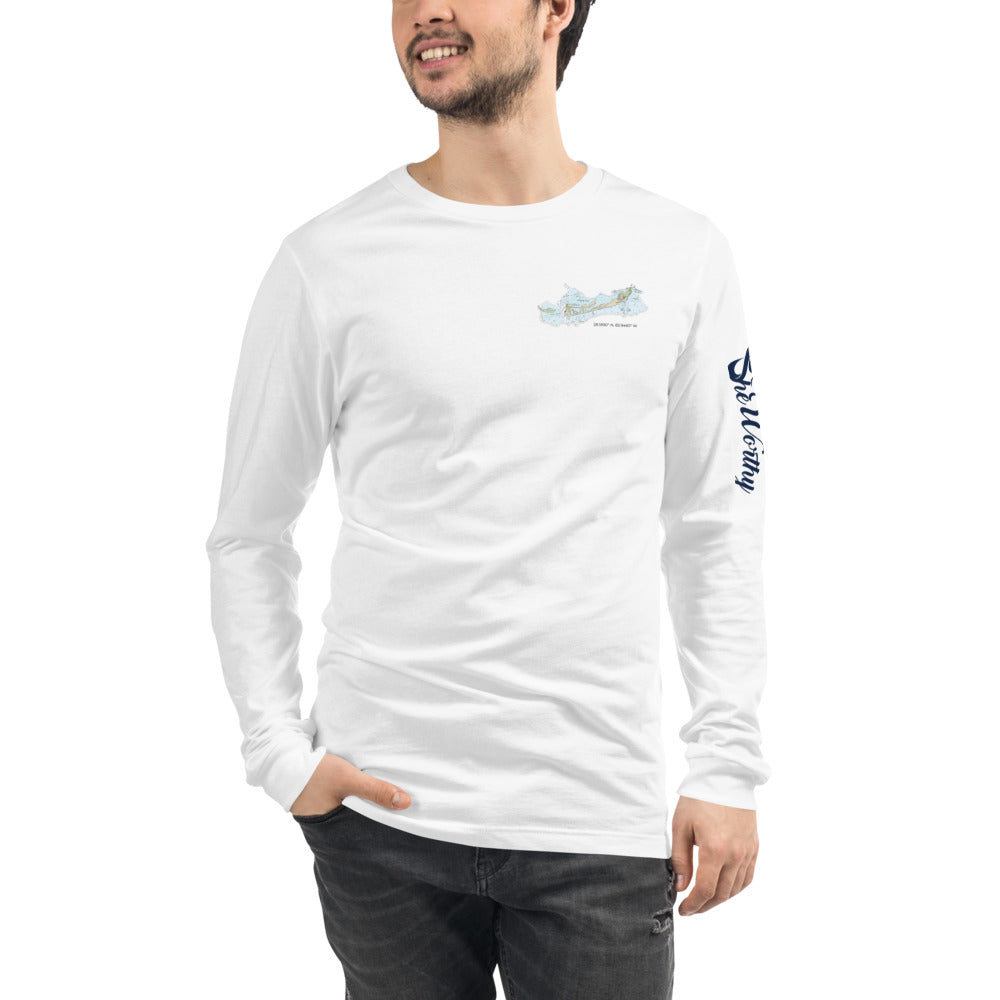 She Worthy Anclote Keys Collection Long Sleeve Cotton Shirt