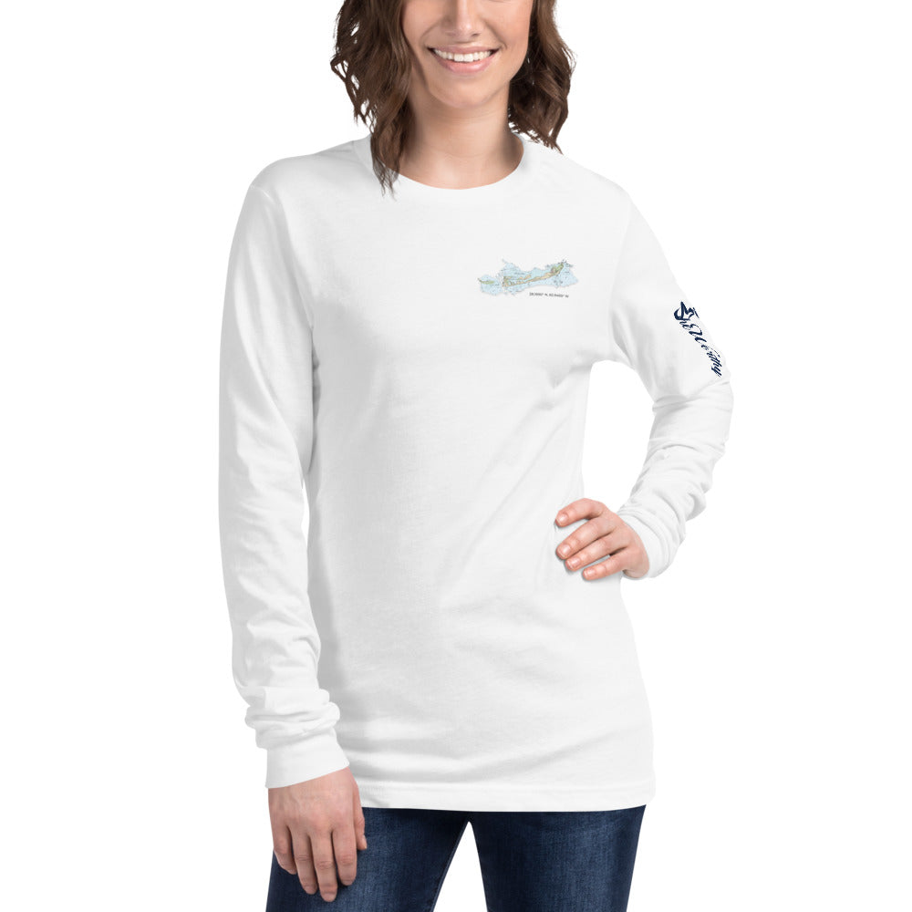 She Worthy Anclote Keys Collection Long Sleeve Cotton Shirt